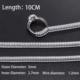 4pcs/lot Transparent Spiral Based Ring Tools Spring Coil Ring Size Adjuster Guard Tightener Reducer Resizing Tool For Jewelry