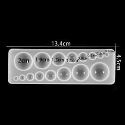 1pc Heart Round Oval Rectangle Shaped Silicone Mold Mixed Style Jewelry Epoxy Resin Mould For DIY Jewelry Making Tool Supplies