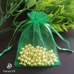 1000pcs Small Plain Organza Bags Drawstring Pouch Jewelry Packaging bag Drawable Birthday party Wedding Gift bags Candy Pouches
