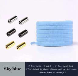 Flat No Tie Shoe laces Black White Shoelaces for Sneakers Elastic Laces without ties Kids Adult Quick lace for Shoes Rubber Band