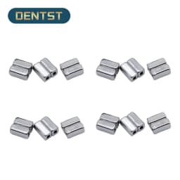 Dentst Orthodontic Crimpable Hook With Buccal Tube Dental Multi-Function Long Hook Bondable Lingual Button Mesh Base 50pcs/box