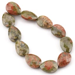 Natural Faceted Water Drop Stone Beads Jades Lapis Lazuli Quartz Beads for Jewelry Making DIY Bracelet Accessories 11pcs 18x13mm