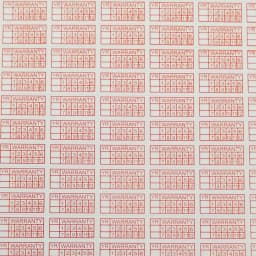 1500pcs Warranty Sticker with Months Security Seal Size 10*5mm Red Color Rectangle Shape Fragile Label
