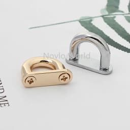 5-20-100 pieces 5 colors 9mm 3/8" Arch Bridge U Ring Link For Purse Bag Making,Shoes Metal Hanger Arch Bridge Connector