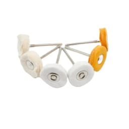 100pcs Jewelry Grinding Buffing Wheel 22mm Scouring Pad Polishing Steel Wire Brush Drill Rotary Tool Accessories