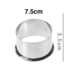 Large Stainless Steel Round Dumplings Wrappers Molds Set Cutter Maker Tools Round Cookie Pastry Wrapper Dough Cutting Food Tool