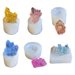 Simulation Original Stone Crystal Cluster Epoxy Resin Mold DIY Silicone Mould