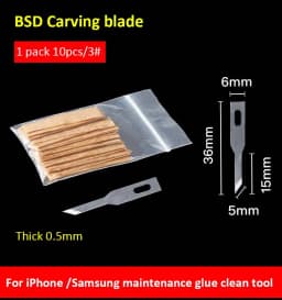 936 Soldering iron Heating Blade For Mobile phone Back Cover Glass Glue Remove Tool Mainboard Glue Fingerprint IC repair Tool
