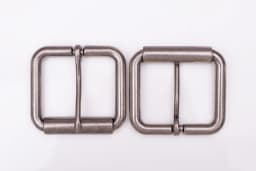 2" (51mm) Antique Silver Heavy Duty Wide Big Mens Roller Belt Buckle End Bar Jeans Leather Belt Buckles Replacement