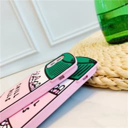 3D Cute Cartoon Chill Pills Case for iPhone 18 Pro Max/16/15/14/13/12/11 Medicine Bottle Soft Rubber Back Cover Funda iPhone 17