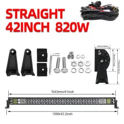 CO LIGHT 22" 32" 42" 52" Curved LED Light Bar Offroad 2-Rows Led Bar Combo Beam Led Work Light 12V 24V For 4x4 4WD SUV ATV Cars