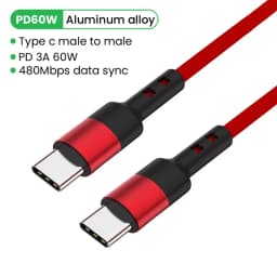 PD 100W 5A USB C To Type C Cable QC3.0 Quick Charge 4.0 Fast Charging Data Cable For Samsung Xiaomi Macbook Pro USB C Cable 1/2M