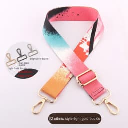 Women Bag Shoulder Crossbody Waist Bag Adjustable Replaceable Custom Length Webbing Fashion Nylon Handle Wide Shoulder Strap
