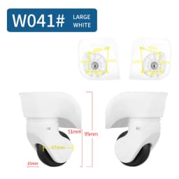 Universal Wheel Luggage Makeup Suitcase Accessories In Wheels Trolley Fashion Suitcase Accessory Rolling Wheels Repair Casters