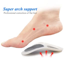 Orthotic Arch Support Flatfoot insoles XO legs Varus Feet Cushion Pads Plantar Fasciitis Men Woman Inserts Care Heel Pain Pad