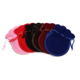 10pcs 2 Sizes Calabash Packing Drawstring Velvet Pouch Sachet Gift Bag For Jewelry Wedding Things Party Bead Container Storage