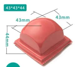 Free Ship One 50 Hardness Pad Printing Rubber Head Coding Machine Silicane Gel Product Customized Material