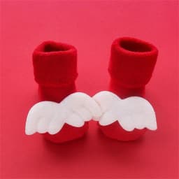 Lawadka 0-3T Winter Thick Infant Socks for Girls Boys Kids Christmas New Year's Socks Anti Slip Cotton Short Socks for Newborns