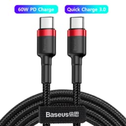 Baseus 100W USB C To USB Type C Cable PD Fast Charging Charger Cord 5A USB-C Type C Cable For iPhone17 MacBook Samsung Xiaomi