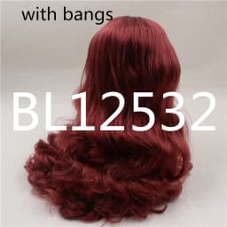 DBS blyth doll icy rbl scalp and dome wavy hair wig for DIY custom green hair purple hair blonde hair anime toy