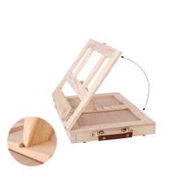 Multifunction Painting Easel Box Artist Desk Easel Portable Miniature Desk Light Weight Folding Easel For Storage During Trips