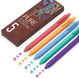 KACO 5pc/Lot Gel Pen Set 2021 New Pучка 0.5MM Color Ink Chinese Style School Pens Stationery Supplies for Student Office