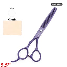 5.5 6.0 Hair Scissors For Left Hand Japan 440C Professional Hairdressing Barbers Cutting Set Thinning Shears Hairdresser B8001