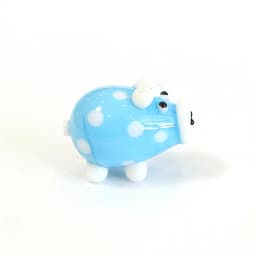 Different Styles Murano Glass Pig Mini Figurines Cute Tiny Animal Craft Ornaments Home Table Fairy Garden Room Kawaii Decoration