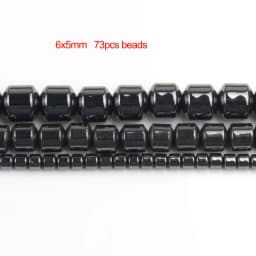 Natural Stone Hematite Beads Flat Round Disc Oval Heart Square Circle Loose Spacer Beads For Necklace Bracelet Making