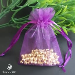 1000pcs Small Plain Organza Bags Drawstring Pouch Jewelry Packaging bag Drawable Birthday party Wedding Gift bags Candy Pouches