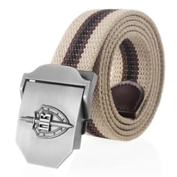 SupSindy Canvas Belt 3D Russian Border Guard Troop Metal Buckle Jeans Belts for Men CCCP Army Military Tactical Belts Male Strap