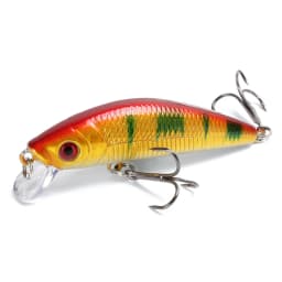 1PCS Laser Hard Crankbait Slow Sinking Fishing Lures 7cm 8.2g Pesca Japan Artificial Plastic Bait Wobbler Pike Fishing Tackle