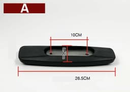 Office Chair Armrests Adjustable Computer Office Swivel Chair Armrest Footrest Set Plastic Armrests Pad Office Chair Accessories