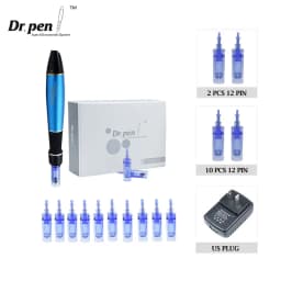 Dr Pen Ultima A1 Microneedling Professional Derma Pen A1 Wireless Button 5 Levels Adjustment Scars Stretch Marks Helpful