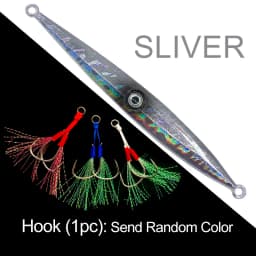 OBSESSION J15 40g-500g Sea-bream Slow Sinking Jigging Lure Seabass Fishing Saltwater Bait Carp Trout Fishing Jigbait Assist Hook