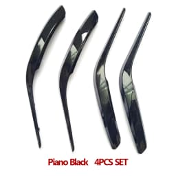 LHD RHD Carbon Fiber Interior Door Handle Cover Trim Set Replacement For BMW X1 E84  2010-2016
