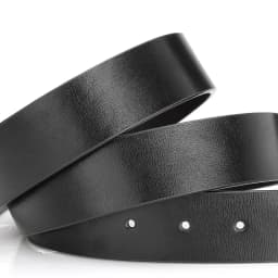 New Men's Genuine Leather Belts Double Sided Belts Men Fashion No Buckle Belts High Quality Black Brown Sided Waistband 3.3cm