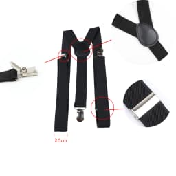 Cotton Brown Plaid Bowtie Suspender Set Elastic Braces Men Black Grey Butterfly Straps Wedding Dress Suit Skirt Accessories Gift