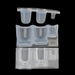 1 Set Real Mini Milk Bottle Goblet Cup Silicone Mold Epoxy Resin Molds Jewelry Tools