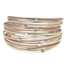 WELLMORE Leather Bracelets for Women Simple Bead Multilayer Wide Wrap Bracelet 6 Size 9 Colors Bracelets Female Jewelry Wholesal