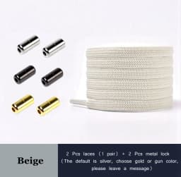 Flat No Tie Shoe laces Black White Shoelaces for Sneakers Elastic Laces without ties Kids Adult Quick lace for Shoes Rubber Band