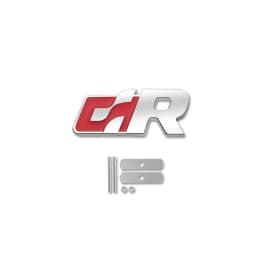 Car-Styling Metal Stickers SR Grille Emblem Badge For Jetta Golf 3 4 5 6 7 Beetle Passat Santana MK2 MK3 MK4 MK5 MK6 MK7 R32