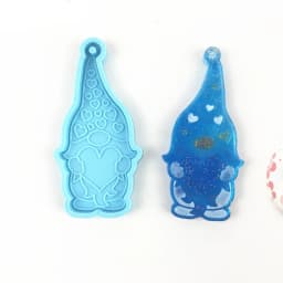 DIY Crafts Jewelry Pendant Making Tool Keychain Epoxy Resin Mold Dwarfs Valentine's Day Keyring Casting Silicone Mould