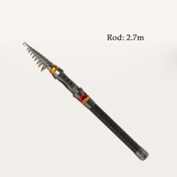 fishing rod and reel combo set casting 1.8-3.6m telescopic carbon fishing rods spinning fishing reel Short travel stick bait set