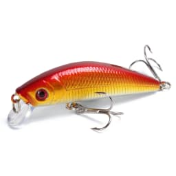 1PCS Laser Hard Crankbait Slow Sinking Fishing Lures 7cm 8.2g Pesca Japan Artificial Plastic Bait Wobbler Pike Fishing Tackle
