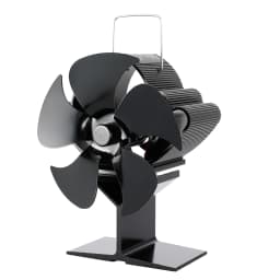 6 Blade Stove Fan Silent Efficient Heat Distribution Fireplace Fan Log Wood Burner Ecofan Heat Powered Fireplace Winter Warm