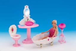 for 30cm doll kitchen dollhouse Furniture kitchen table refrigerator set girl toy for 30cm accessories house