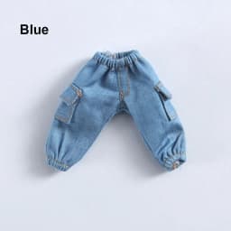 Dolls Long Overalls Doll Clothes Pant for 1/11 1/12 Doll Long Jeans Accessories Clothing Doll Pants Clothing Accessories