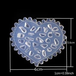 SNASAN Tiny Flower Heart Dolphin Gemstone Beauty Nail Art Resin Silicone Mould DIY Handmade Tool Small Beads Resin Silicone Mold
