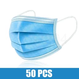 10/50/100/200PCS Disposable Mask Earloop Pink Bule Black White Mouth Masks 3 Layers Meltblown Non-Woven Breathable Face Mask